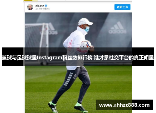 篮球与足球球星Instagram粉丝数排行榜 谁才是社交平台的真正明星